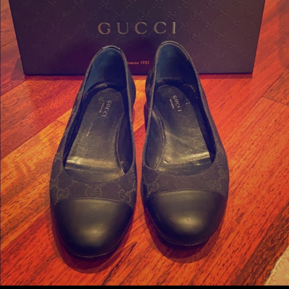 Black Gucci Guccissima Marajo Loafers Flats Gem